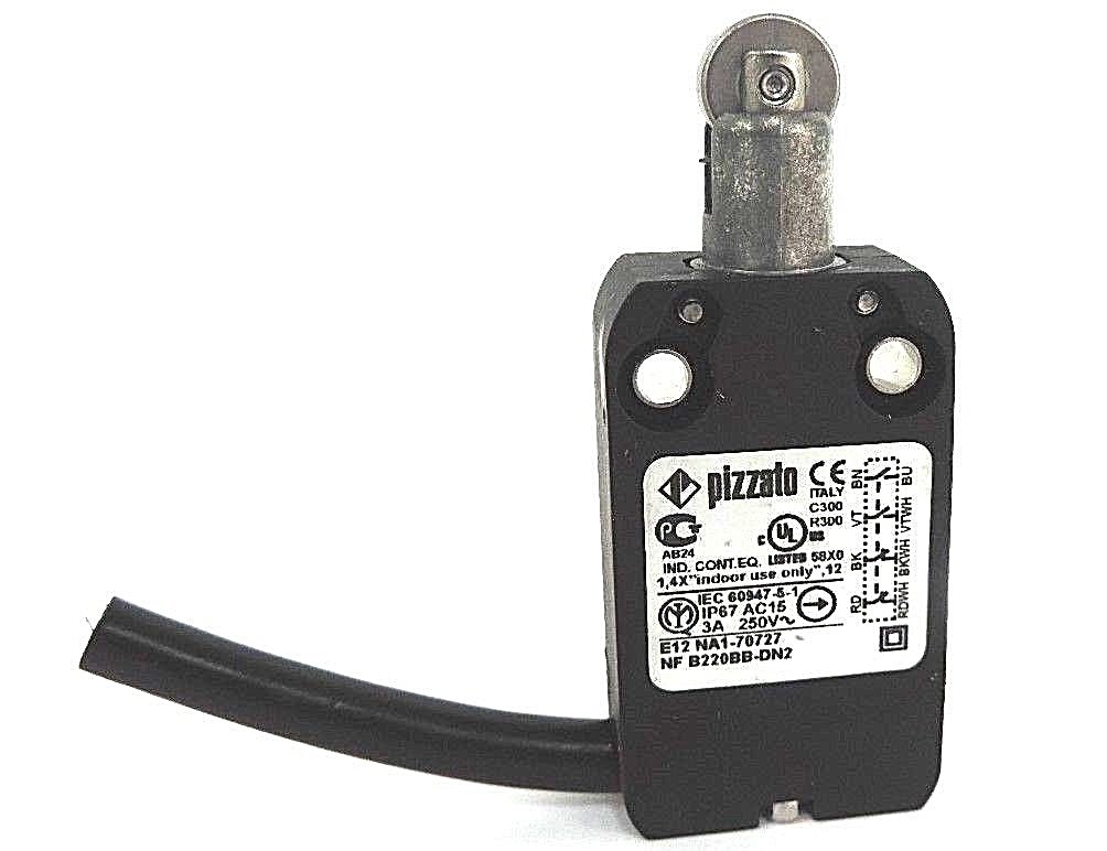 Used NEW PIZZATO NFB220BB-DN2 MODULAR PREWIRED SWITCH WITH ROLLER PLUNGER