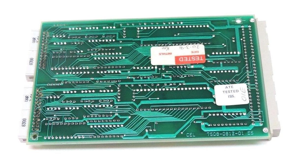 Used PRESSTECH PART: 7508-0810-01 PANEL DRIVER BOARD ASSY: 7508-0820, 7508-0820-01
