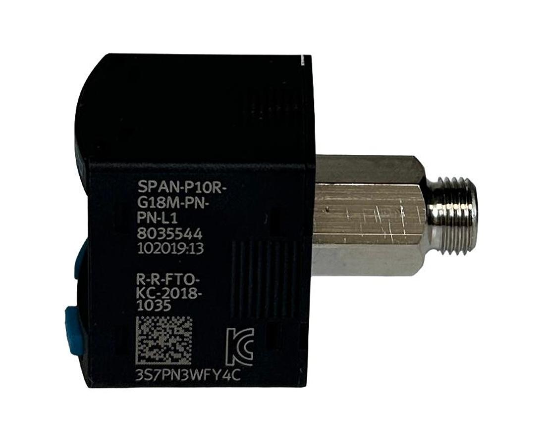 Used NEW FESTO SPAN-P10R-G18M-PN-PN-L1 / 8035544 PRESSURE SENSOR 15-30VDC NSMP