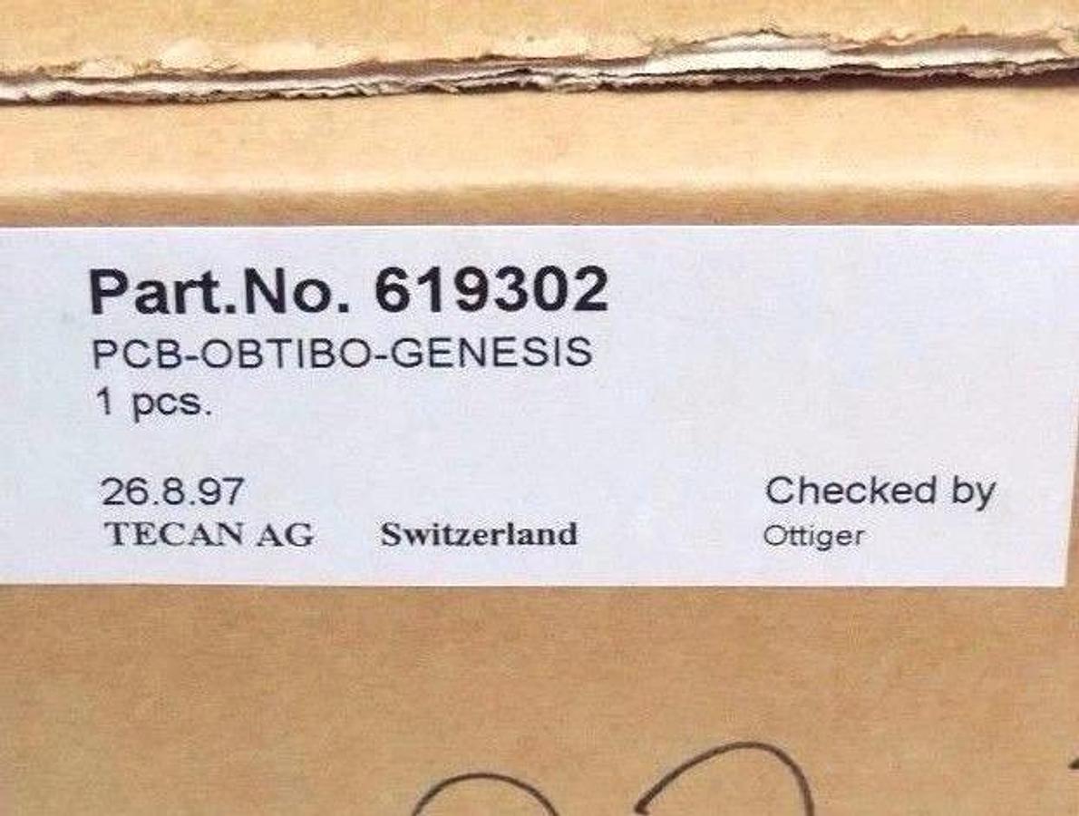 NIB TECAN AG GENESIS OPTIBO V2.0 BOARD 02008908, MT97230058, V2.0-C