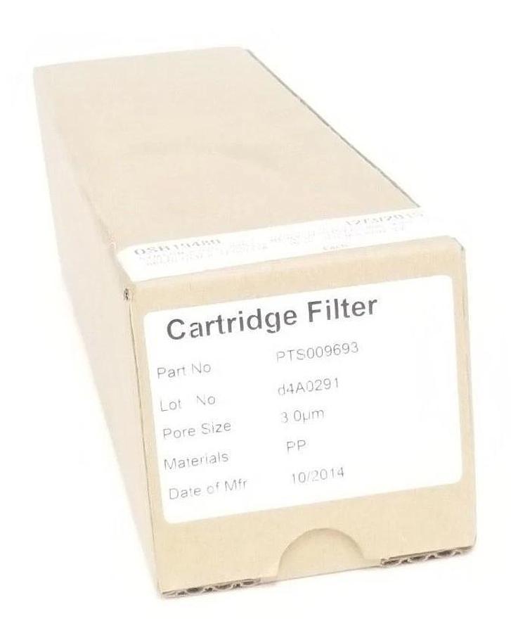 Used NIB PT&S SINGULUS PTS009693 LACQUER CARTRIDGE FILTER 3.0uM, PP