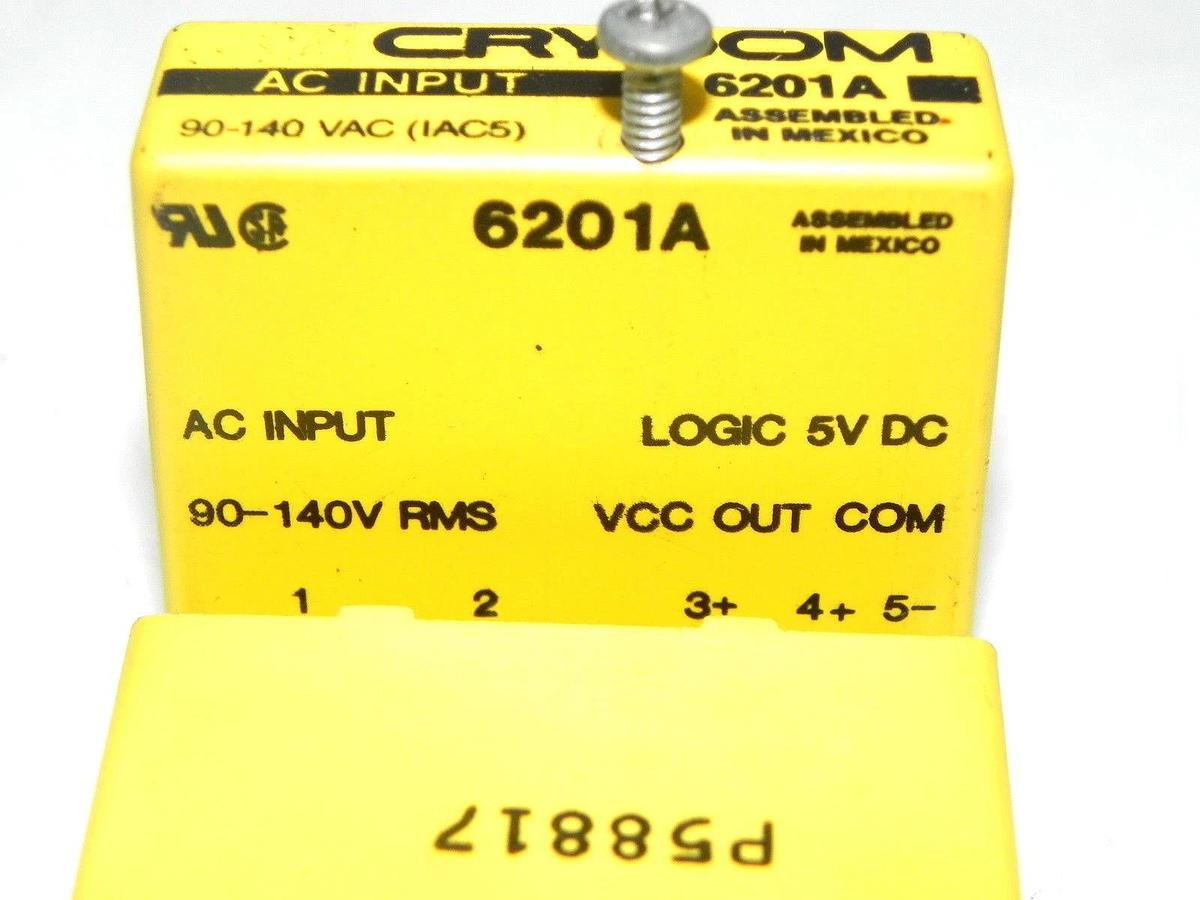 LOT OF 2 CRYDOM 6201A I/O MODULE; EXTERNAL DEPTH:15.2MM; LEADED PROCESS