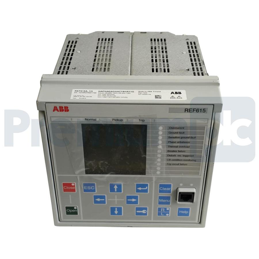 ABB REF615 REF615A_1G HAFNAEAGNHC1BNA11G FEEDER PROTECTION RELAY AIM0006 COM0037