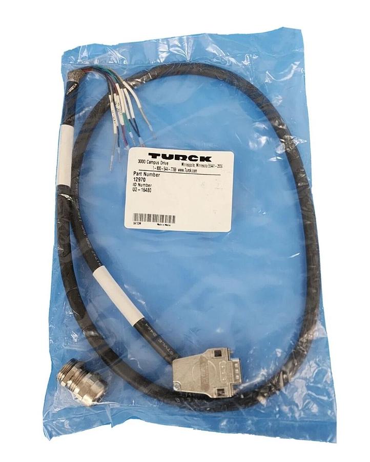 Used NEW TURCK 12970 CABLE ID NO. U2-16480
