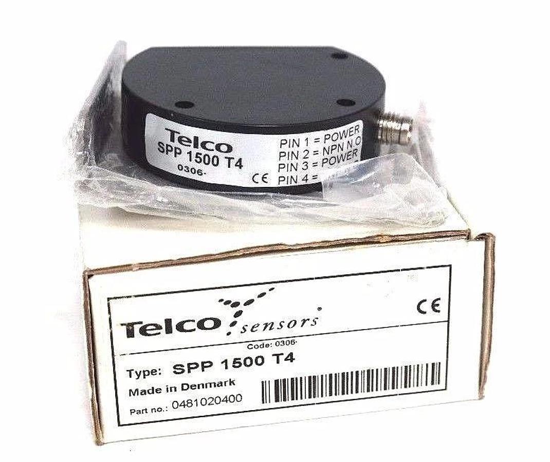 Used NIB TELCO SPP 1500 T4 SENSOR SPP1500T4 PART NO. 0481020400 SPP-1500-T4