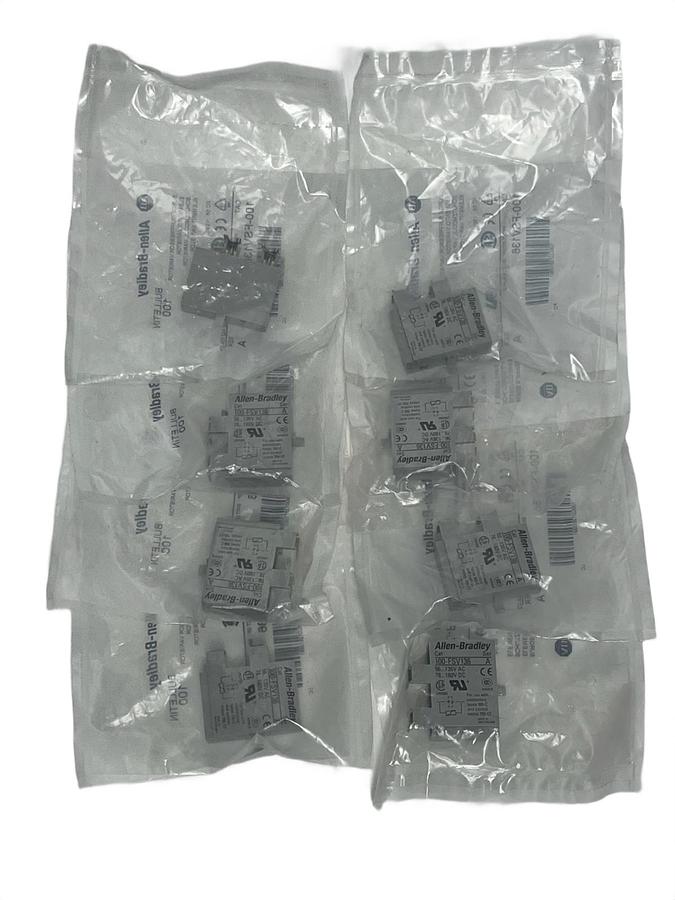 Used Lot of 8 Allen Bradley 100-FSV136 Ser A Surge Suppressors - NSFS