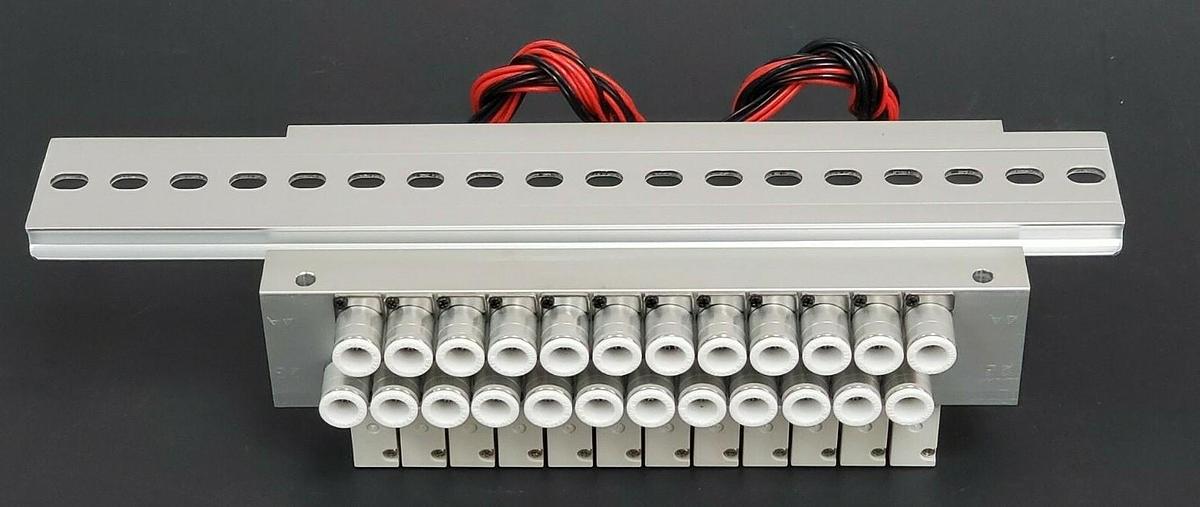 Used NIB CKD M4GB110R-C6-E2KD-12-3 VALVE MANIFOLD BLOCK ASSEMBLY 4GB119R-00-E2K-3