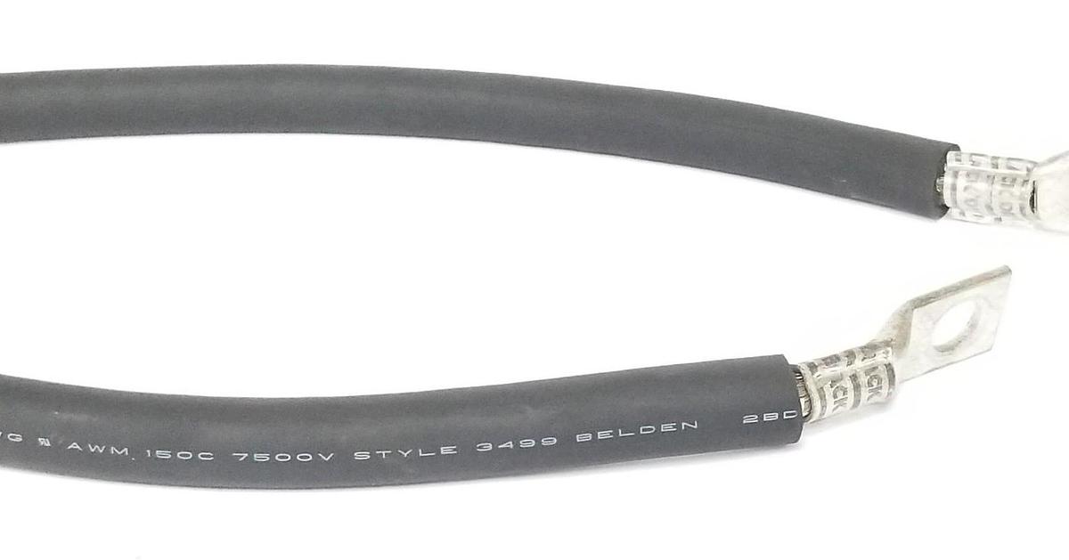 Used LOT OF 2 BELDEN STYLE 3499 WIRES 20-1/2'' TOTAL LENGTH YVAL-TC-FX 2/0 (325/24)