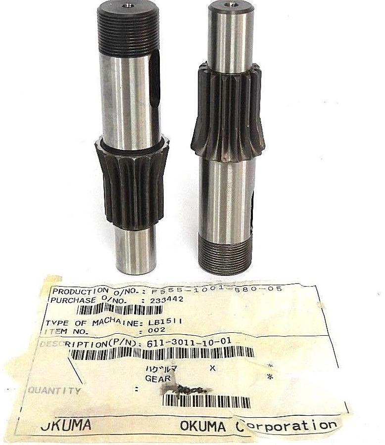 LOT OF 2 NEW OKUMA 611-3011-10-01 GEARS 61130111001