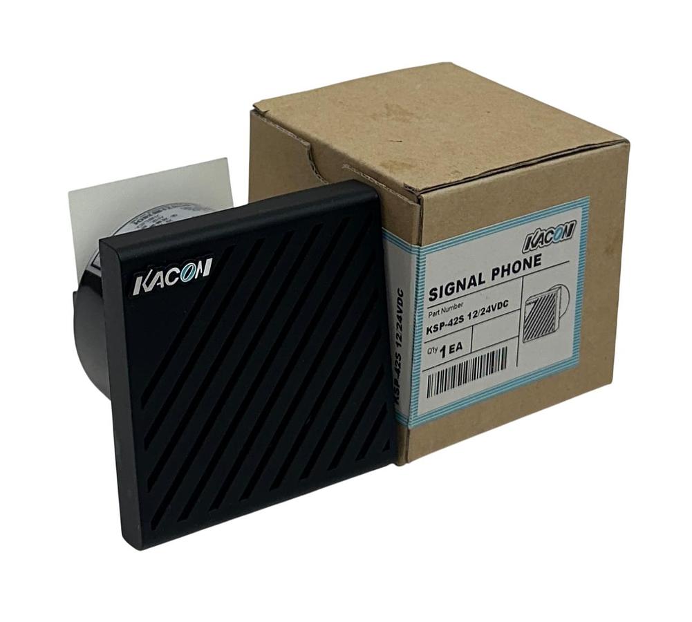Used KACON KSP-42S / KSP42S SIGNAL PHONE ALARM BUZZER 12/24VDC 66mm NSMP