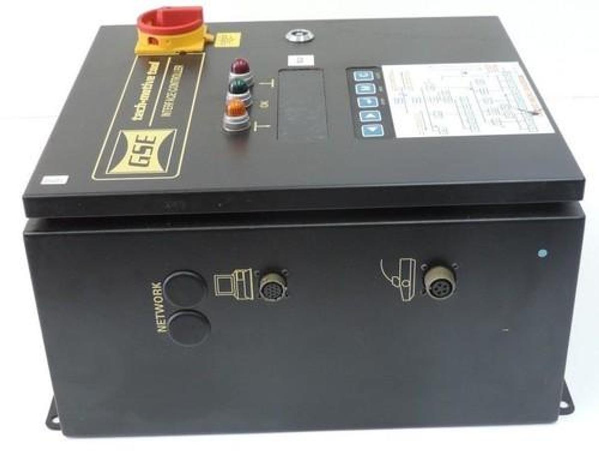 Used GSE TECH-MOTIVE 48D200-01001 INTERFACE CONTROLLER W/ 49-4100-02C4 512A SERVO AMP