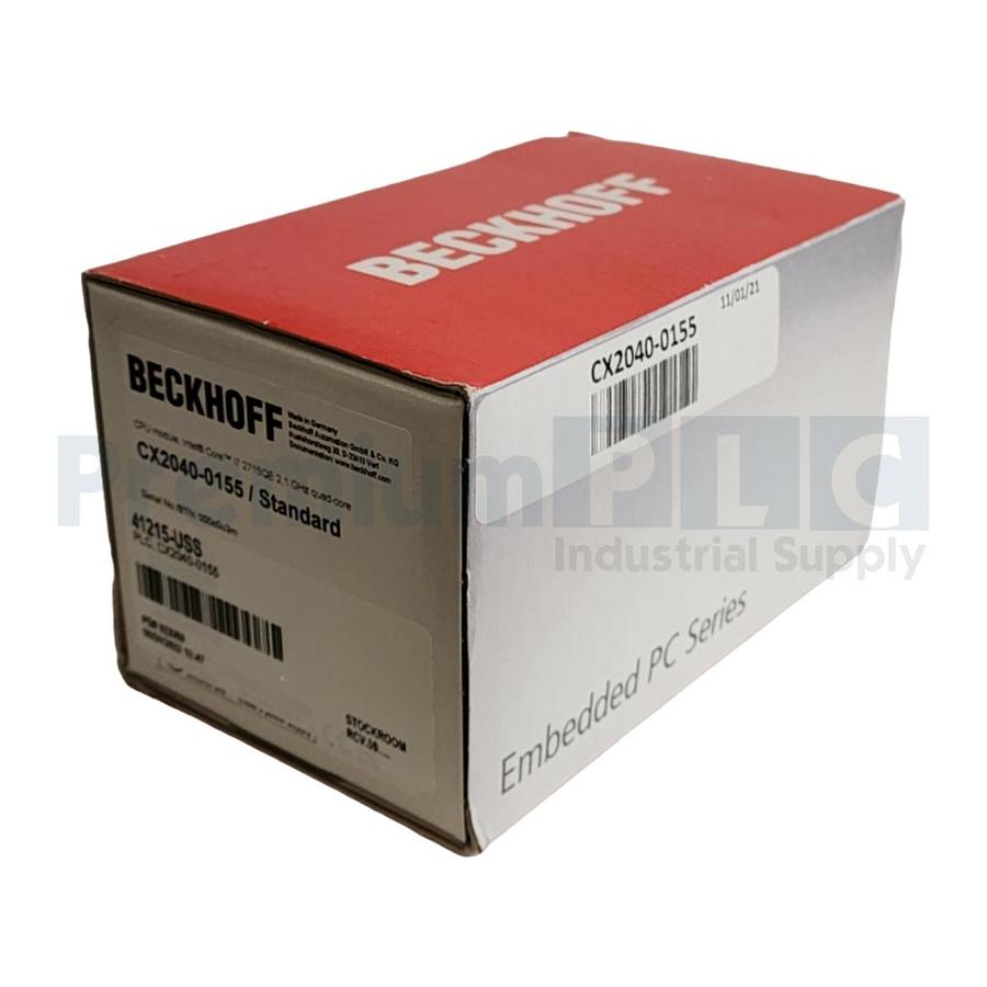 Used BECKHOFF CX2040-0155 / STANDARD CPU MODULE INTEL I7 2715QE 2.1GHz QUAD-CORE NSMP