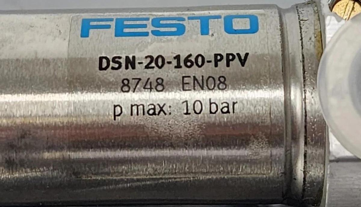 NEW FESTO DSN-20-160-PPV CYLINDER 8748 EN08 PMAX: 10BAR