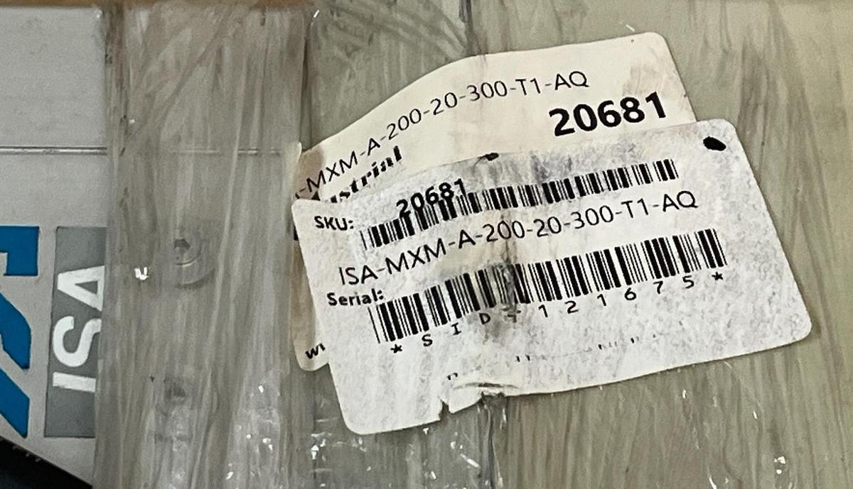 Used IAI ISA-MXM-A-200-20-300-T1-AQ Linear Actuator | 200W Servo | 300mm Stroke