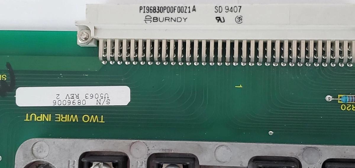 Used ACUREX KAYE 43157-011 PC BOARD 2WIRE INPUT U5063 REV. 2 43155 REV. F