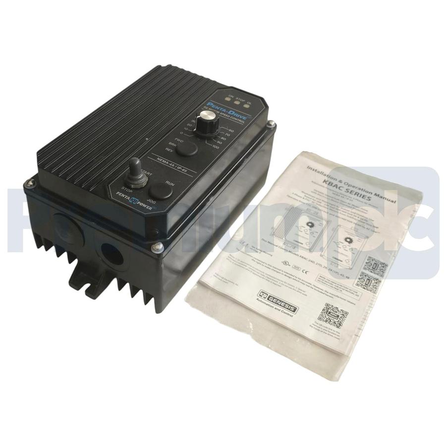 KB Electronics KBPC-240D 9338J DC Motor Speed Control NEMA 4X 2HP 10.2A NSNP