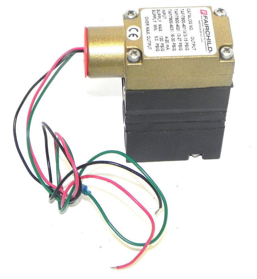 Used FAIRCHILD INDUSTRIAL PRODUCTS TAFI7800-401 TRANSDUCER TAFI7800401