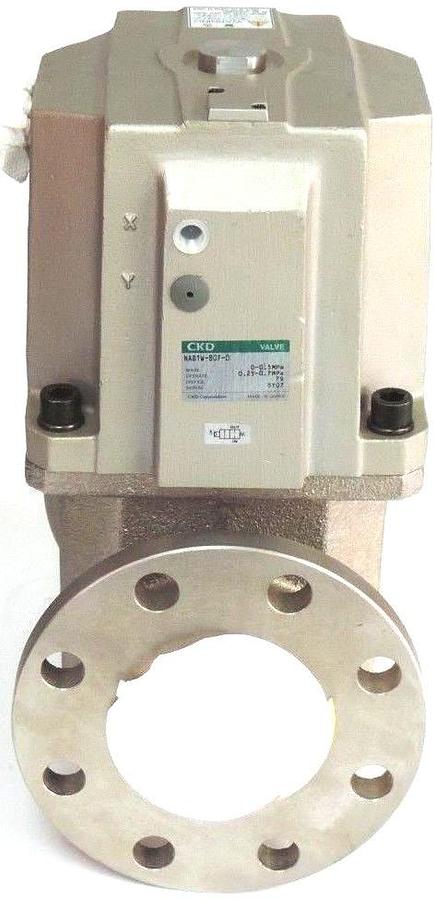 Used NEW CKD CORPORATION NAB1W-80F-0 PNUEMATIC SOLENOID COOLANT VALVE