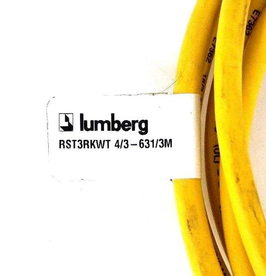 Used LOT OF 2 NEW LUMBERG RST3RKWT 4/3-631/3M CABLES