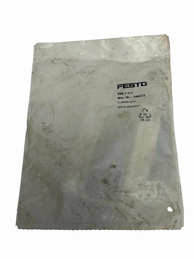 Used NEW FESTO YSR-7-5-C SHOCK ABSORBER MAT. NR. 106272 5MM STROKE