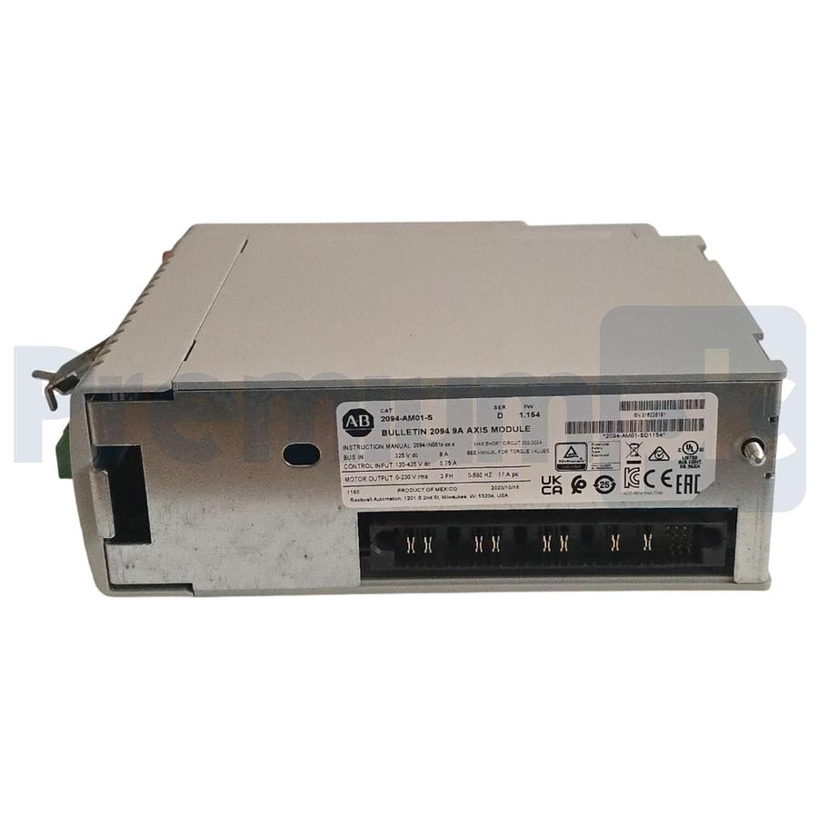 Used Allen-Bradley 2094-AM01-S /D Kinetix 6000 Axis Module 200/230V 9A 2094AM01S NSNP