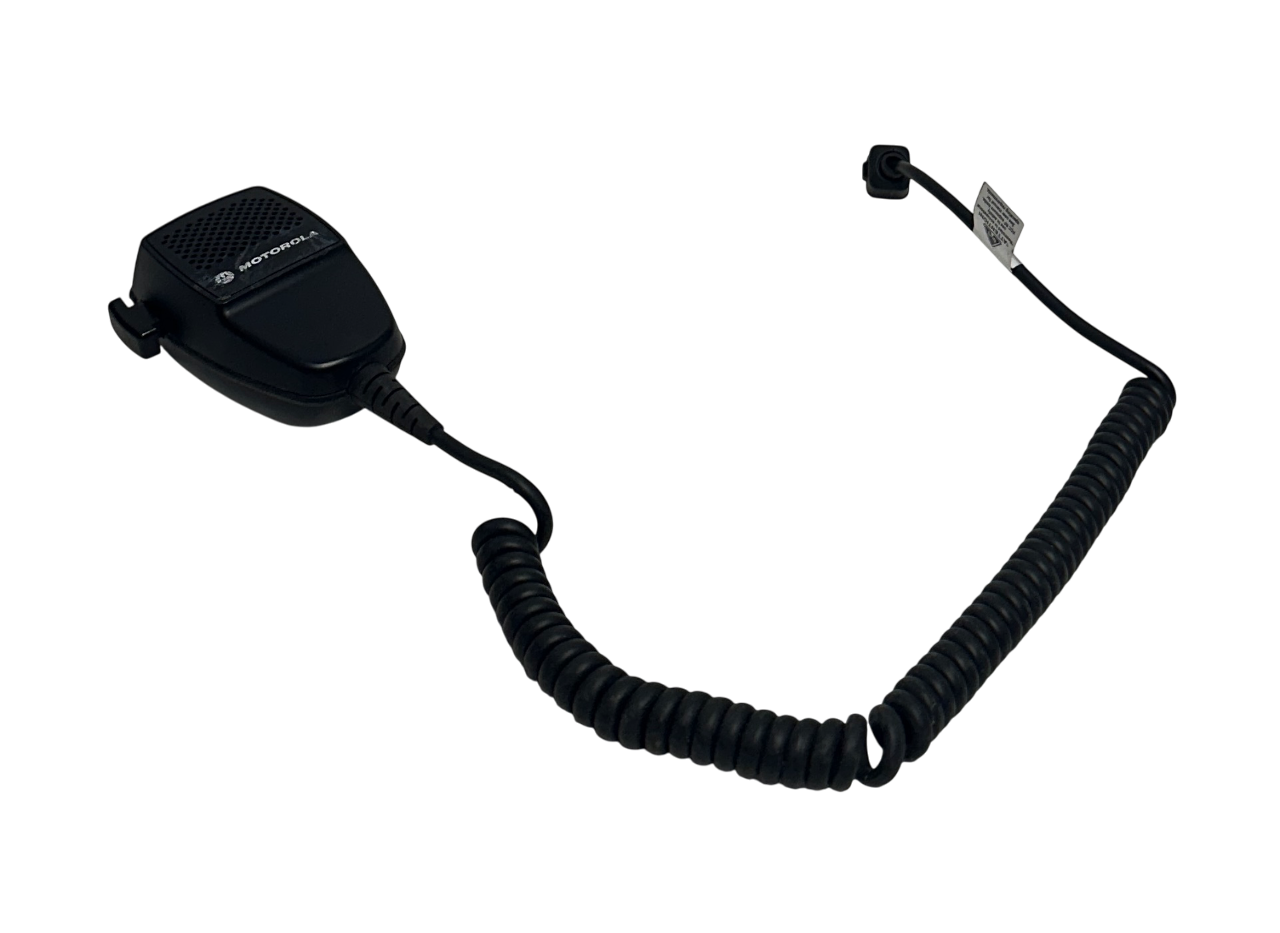 Used MOTOROLA PMMN4090A COMPACT WALKIE TALKIE / PALM MICROPHONE OEM BLACK USNP