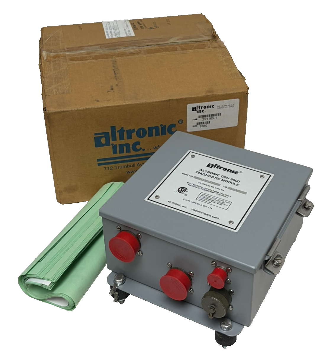 Used Altronic CPU-2000 Diagnostic Module 291105-1 Ignition System Boxed New