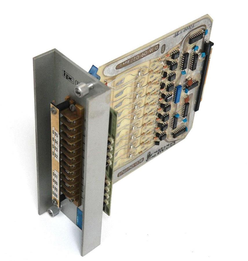 Used ISSC D-16-09-027 CIRCUIT BOARD REV. G W/ 346-5D-0.1 OUTPUT TERMINAL D1609027