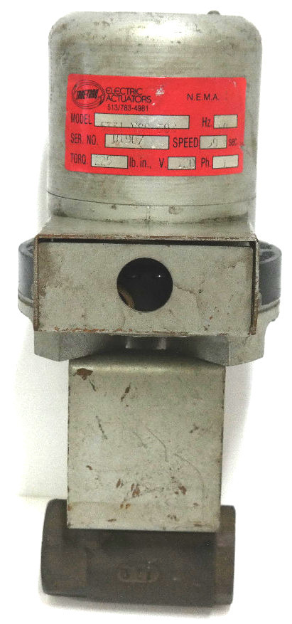 Used TRUE-TORQ 5331-V8Q-39B ELECTRIC VALVE ACTUATOR 225LB-IN 120V 1PH