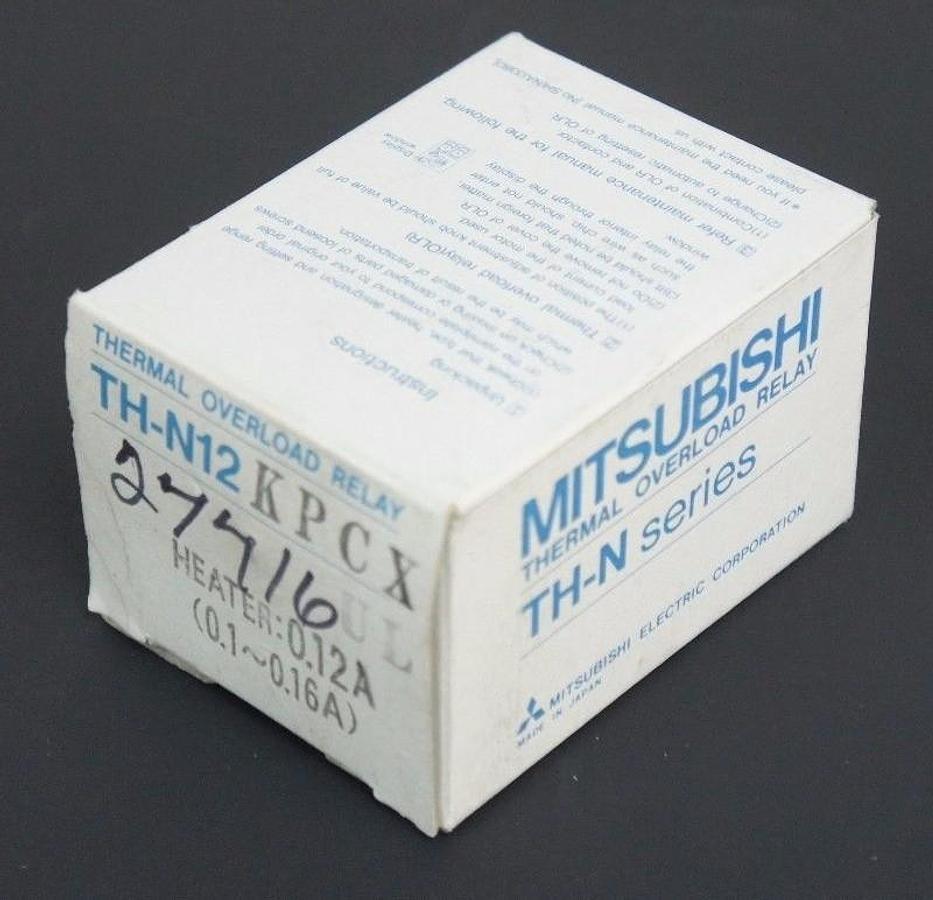 NIB MITSUBISHI TH-N12KPUL THERMAL OVERLOAD RELAY 0.1-0.16A THN12KPUL