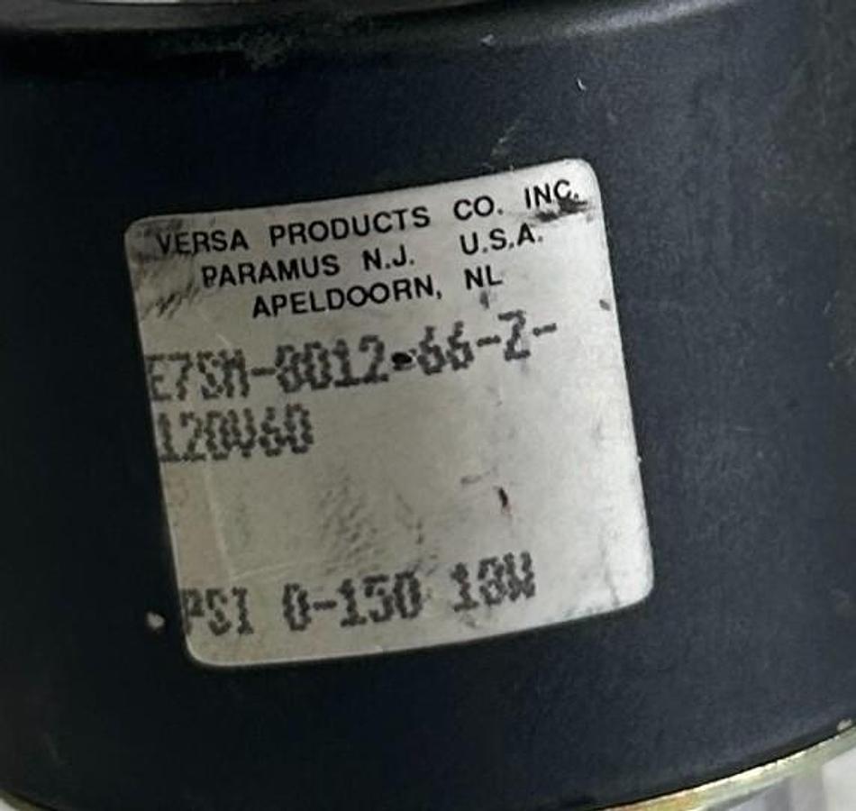 Used VERSA VALVE E7SM-8012-66-Z-120V60 / E7SM801266Z120V60 SOLENOID COIL 120V 60Hz