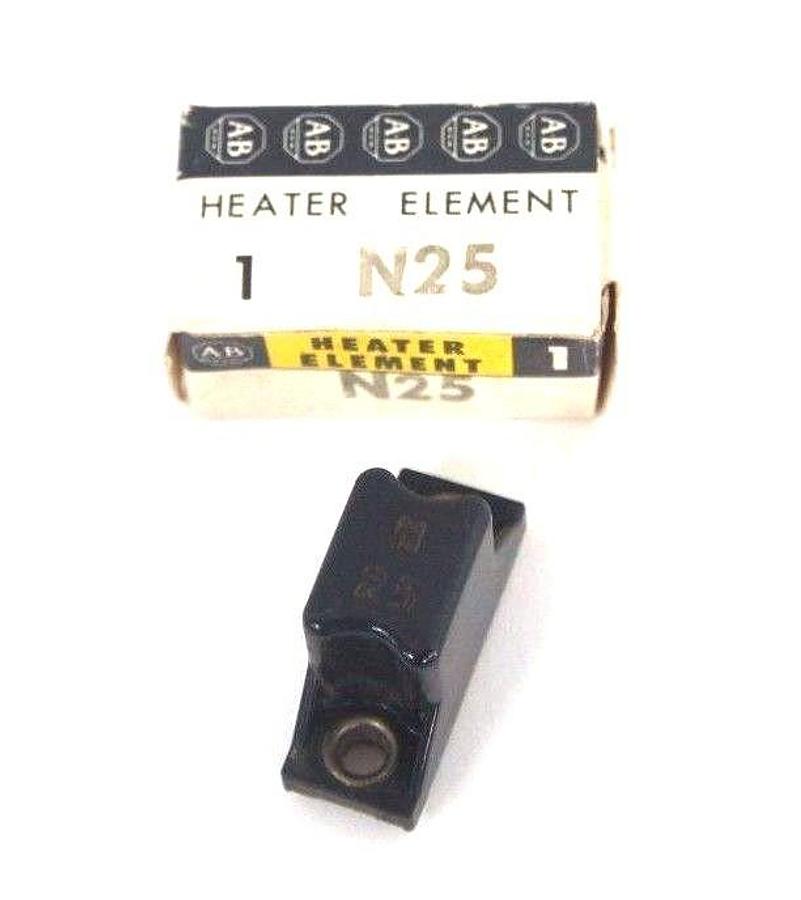 Used LOT OF 60 ALLEN BRADLEY N25 OVERLOAD THERMAL UNIT HEATING ELEMENTS