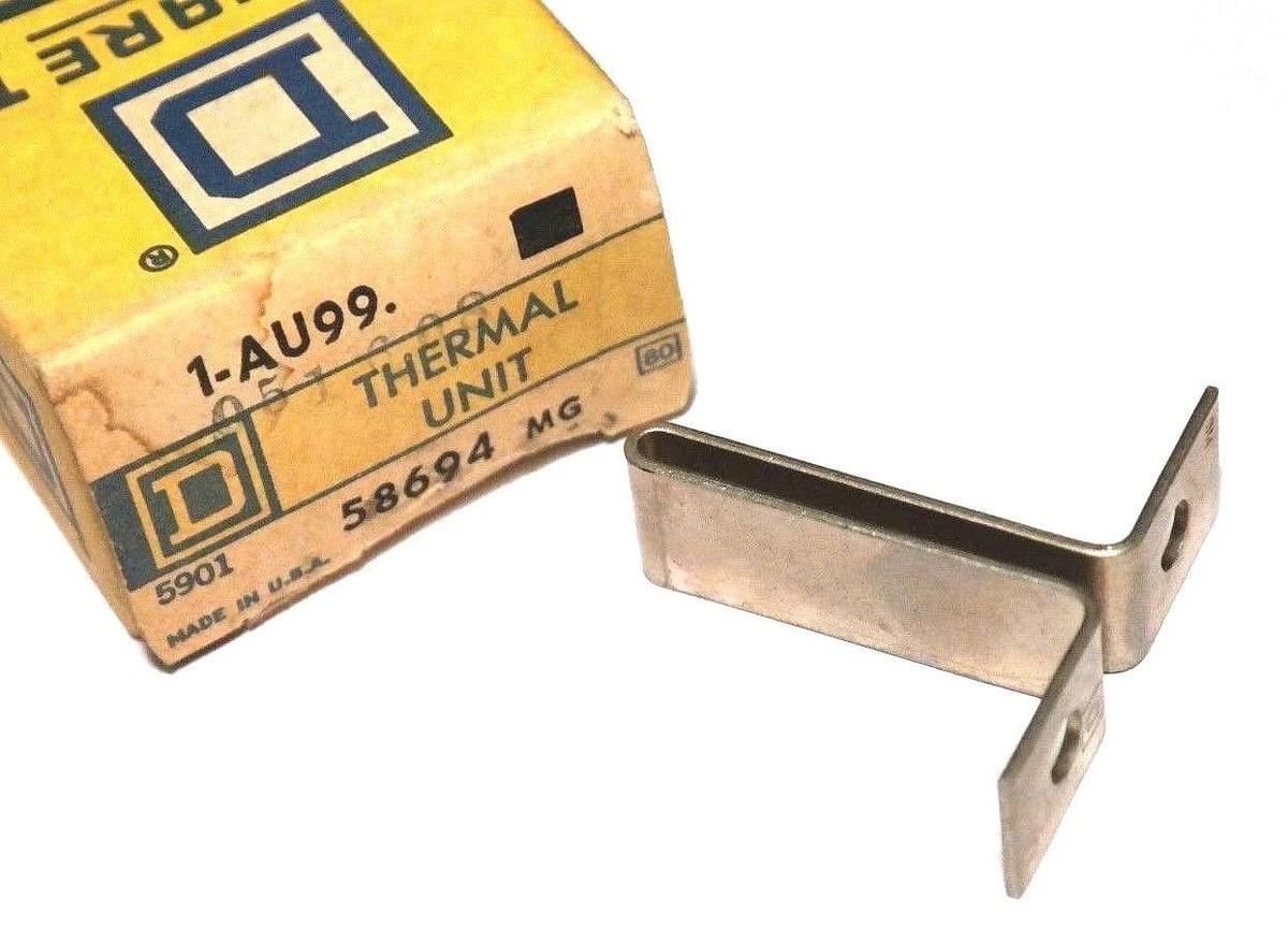 Used LOT OF 5 NIB SQUARE D AU-99 THERMAL UNITS 1-AU99, 5901-58694-MG