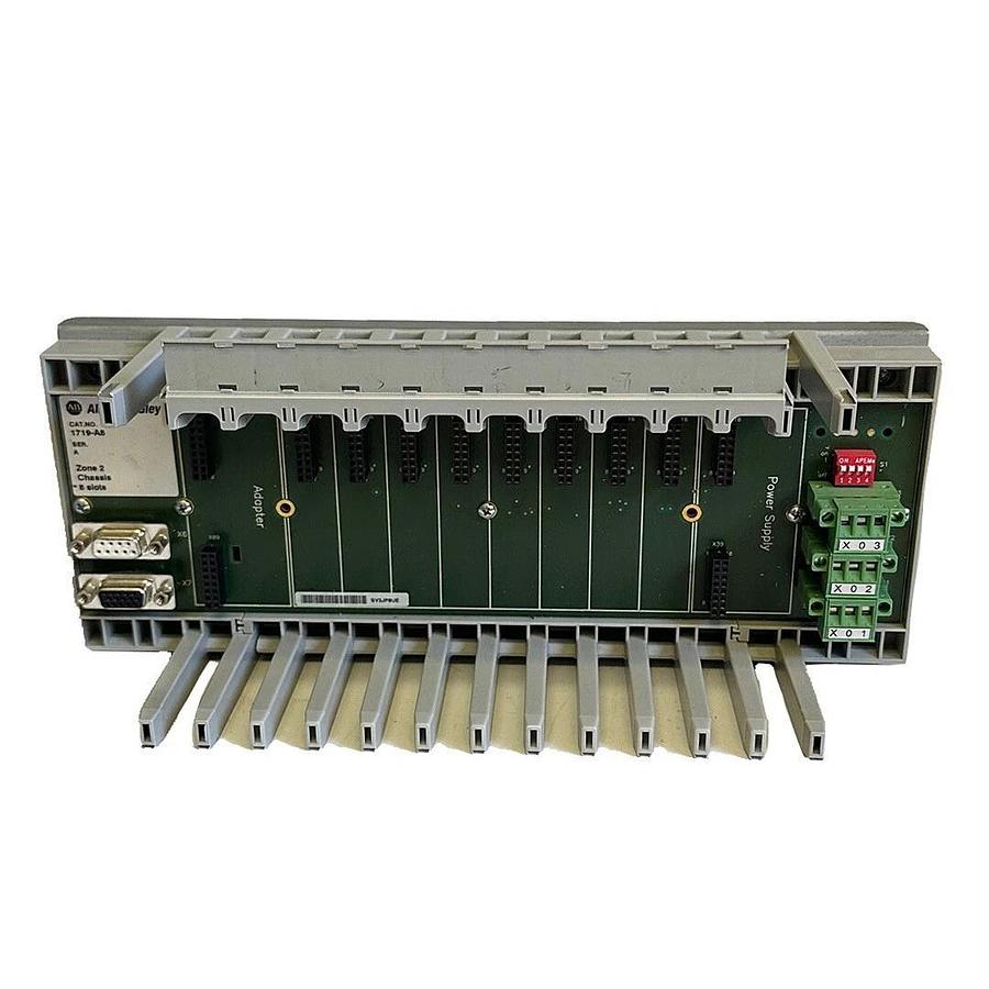 Used ALLEN BRADLEY 1719-A8 /A EX I/O 8-SLOT INTRINSICAL BASE CHASSIS 1719A8