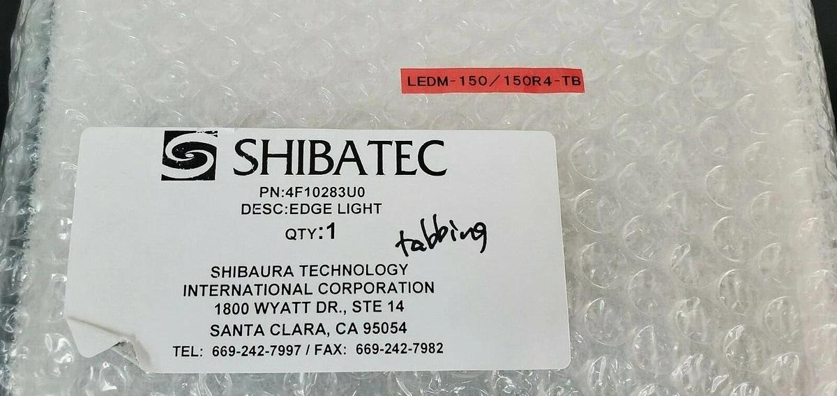 Used NEW CORRECT / SHIBATEC 4F10283U0 EDGE LIGHT LEDM-150/150R4-TB DC12V 5.8W