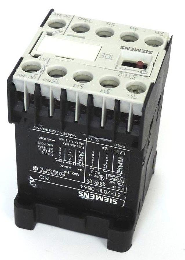 Used SIEMENS 3TF2010-0BB4 CONTACTOR 3TF20100BB4