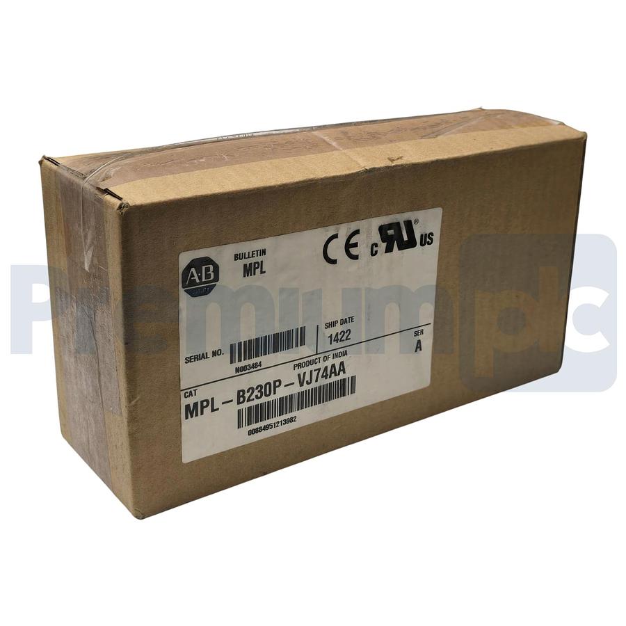 Used Allen Bradley MPL-B230P-VJ74AA /A Servo Motor 460V 5000RPM Keyed w/ 24VDC Brake