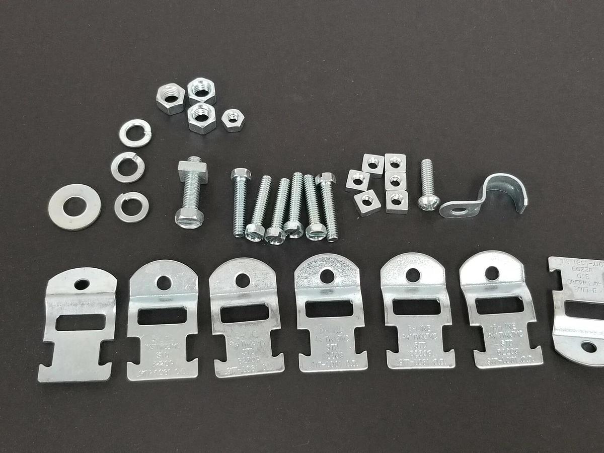 LOT OF 9 NEW COOPER B-LINE B2209 CONDUIT STRAP CLAMPS 3/4'' TW&IMC .917-1.081 OD