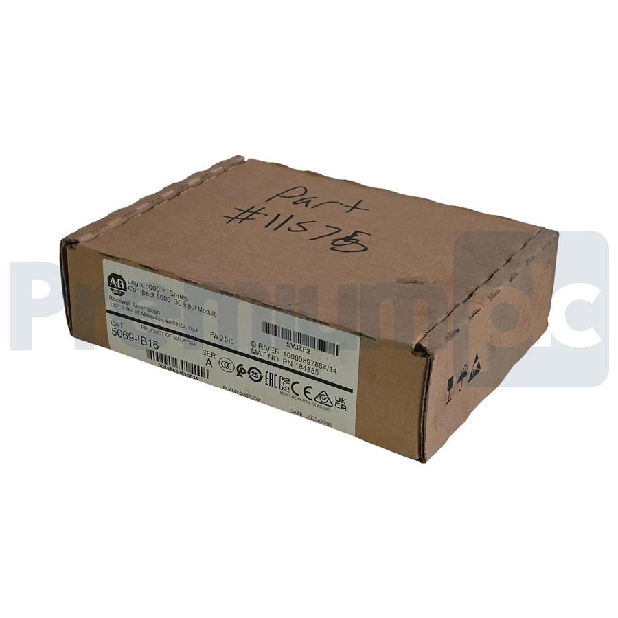 Used Allen Bradley 5069-IB16 /A CompactLogix 5000 16-Ch 24V DC Sink Input Module NSFS