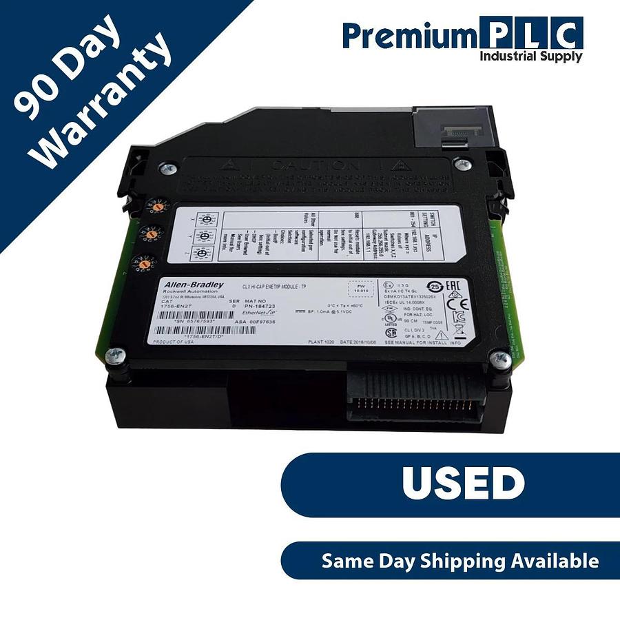Used MINT ALLEN BRADLEY 1756-EN2T /D ControlLogix ENET/IP BRIDGE MODULE TP 1756EN2T