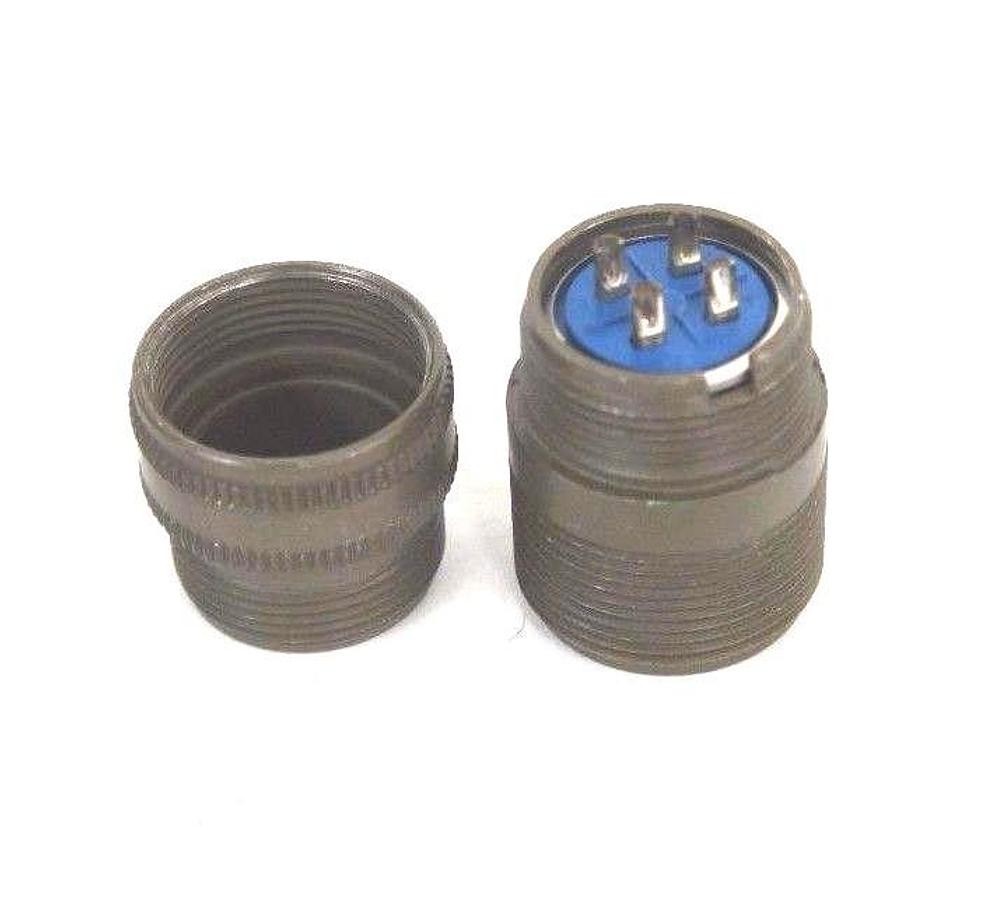 Used NEW AMPHENOL 97-310 CONNECTOR 1A-18-4P, 97310