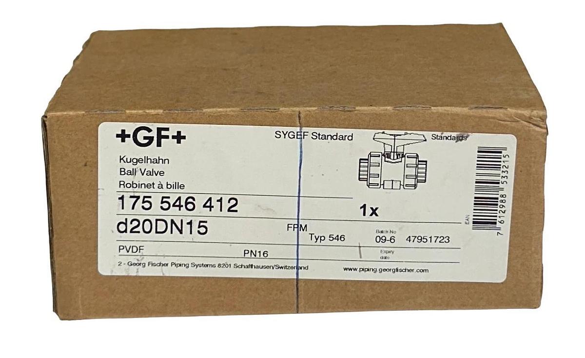 +GF+ GEORG FISCHER 175.546.412 / 175546412 MANUAL BALL VALVE 1/2'' SYGEF NSMP