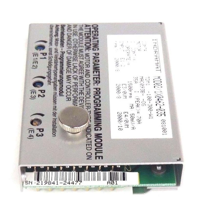 Used NEW INDRAMAT MOD02/1X0462-035 MODULE 1500RPM, 50MV/A, MOD021X0462035