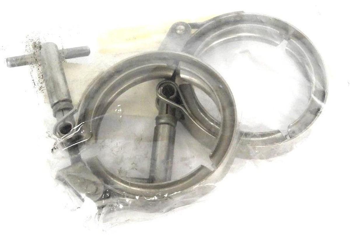 Used 2 NEW PALL MBS44630-D2 V-BAND COUPLING CLAMPS MBS44630D2