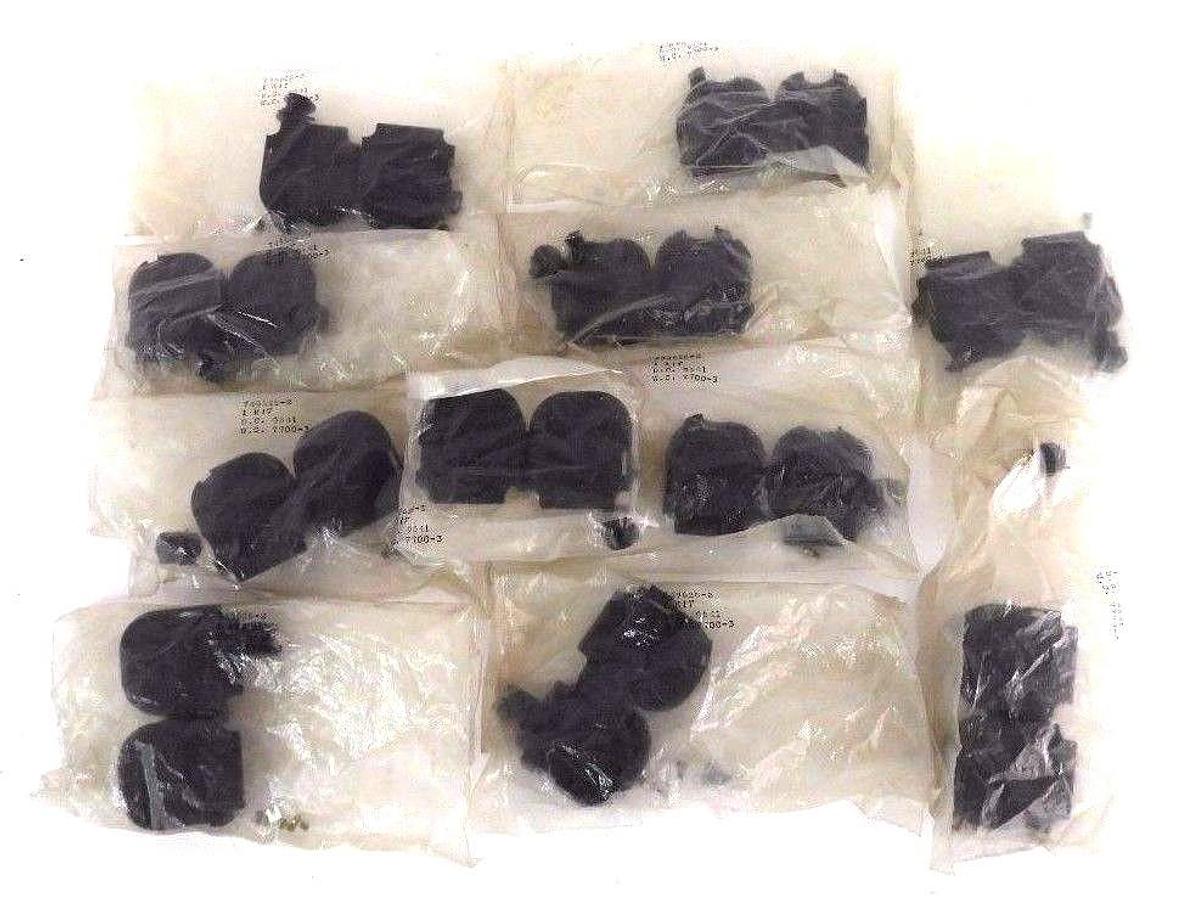 Used LOT OF 11 NEW AMP 749626-2 CONNECTOR BACKSHELL/CABLE CLAMP BLACK KIT