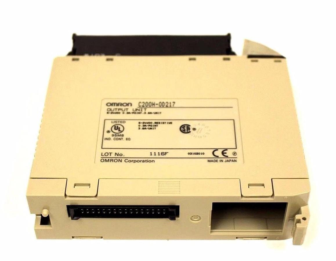 Used NIB OMRON C200H-OD217 OUTPUT MODULE 5-24VDC 0.3A/POINT, 3.6A/UNIT C200HOD217
