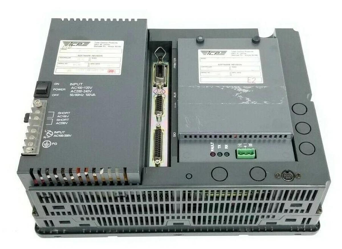 Used TOTAL CONTROL QPI11100S2P QUICKPANEL 10.4'' V1.12 W/ QPI-ABD-001 SER. B