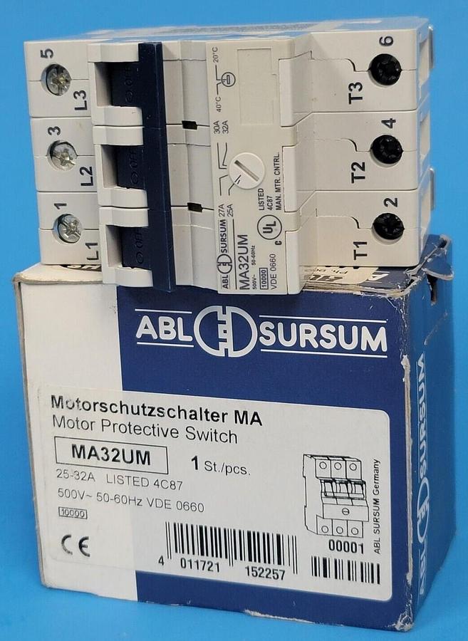 Used NEW ALTECH CORP MA32UM MOTOR PROTECTIVE SWITCH 25-32A 3P