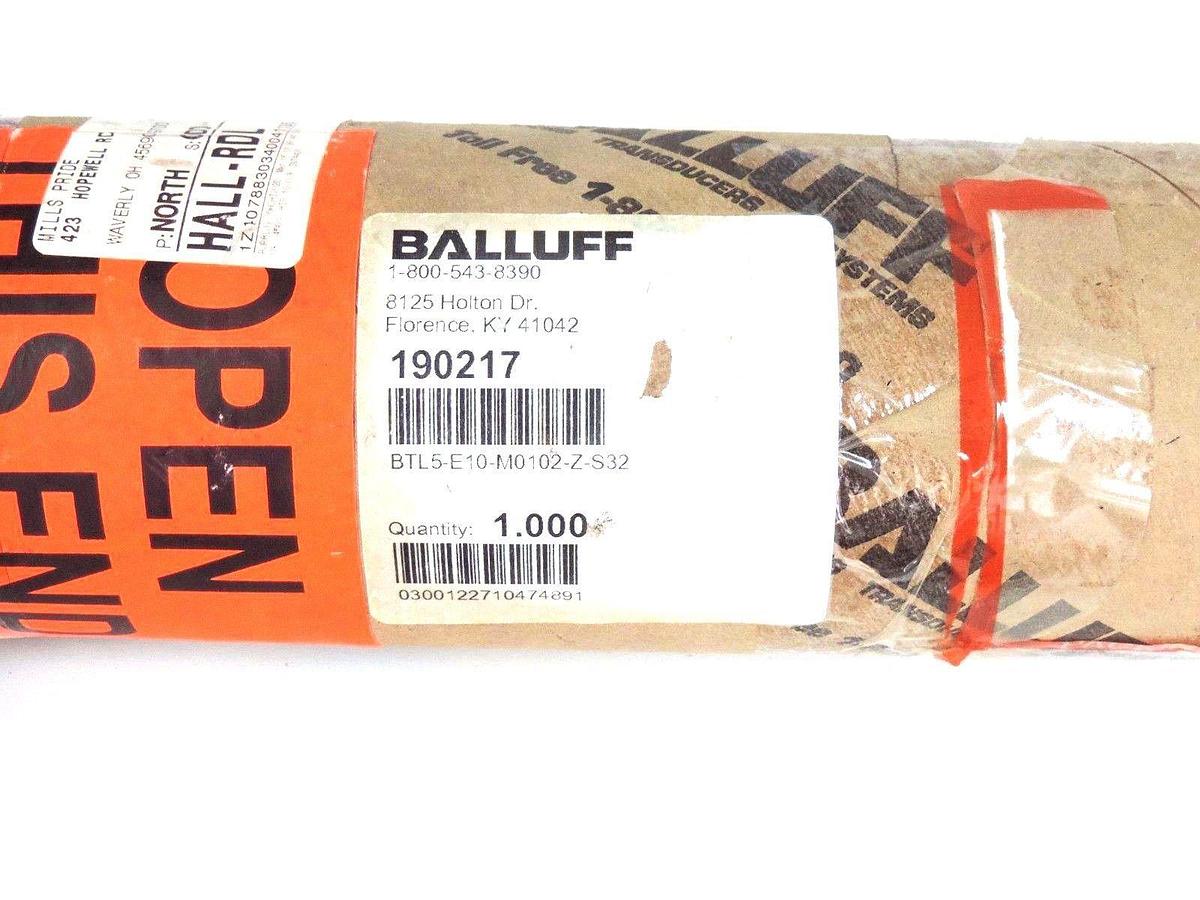 Used NEW BALLUFF BTL5-E10-M0102-Z-S32 MICROPULSE SENSOR BTL5E10M0102ZS32