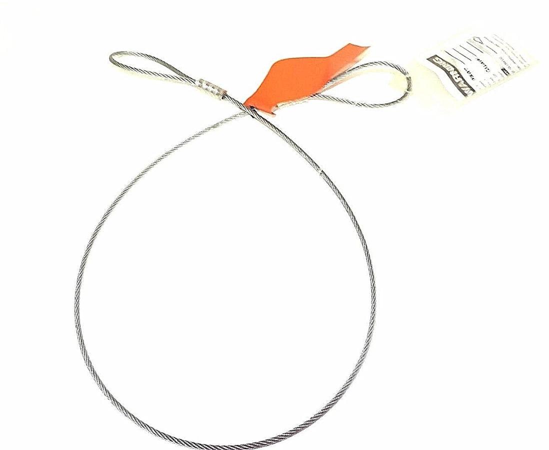 Used NEW SERVICE INDUSTRIAL SUPPLY 4' WIRE ROPE SLING 3/16" DIAMETER